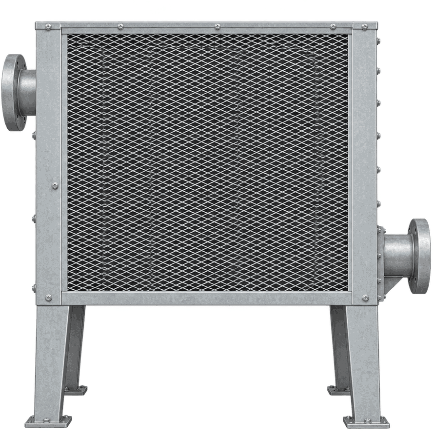 IPAC A Series air-cooled aftercooler, straight-on coil face