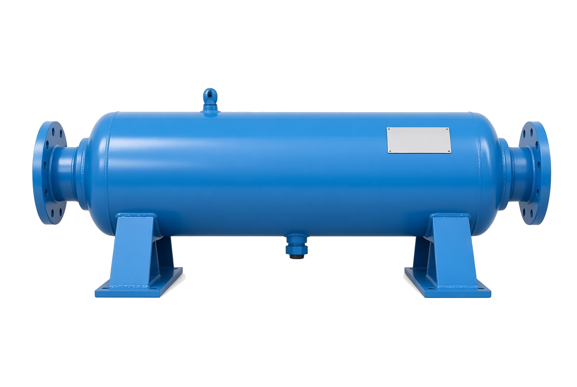 IPAC horizontal centrifugal separator, side view