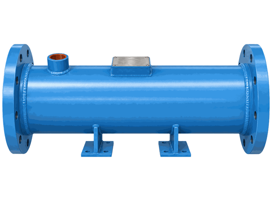 IPAC W 59 Series water-cooled aftercooler, side view