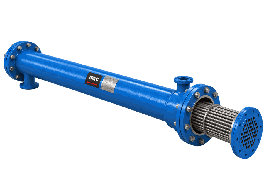 IPAC W 51 Series water-cooled aftercooler, tube bundle end